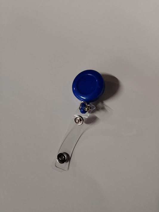 PORTAGAFETE YOYO RETRACTIL MAE AZUL UND (10S)