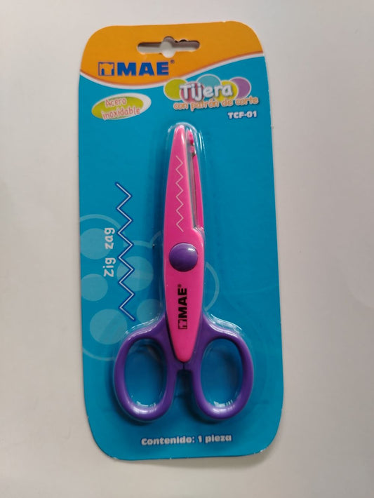 TIJERA MAE ZIG ZAG