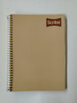 LIBRETA RESORTES KRAFT SCRIBE 80 HOJAS ( 14 X 20 CM)