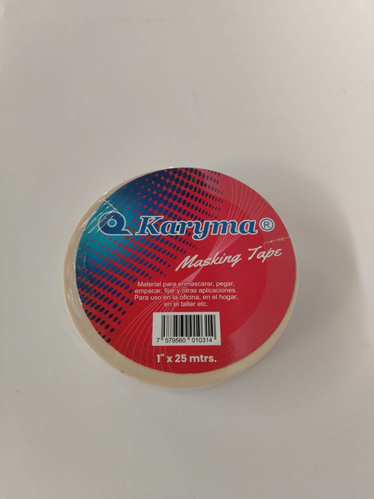 MASKING TAPE 1" KARYMA 24MMX25 MTS