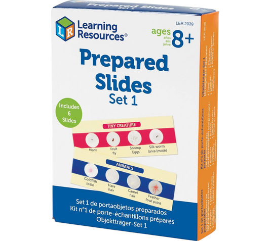 JUEGO LAMINAS DE MICROSCOPIO LEARNING RESOURCES