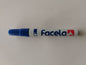 MARCADOR PERMANENTE FACELA AZUL RECARGABLE PTA BISELADA