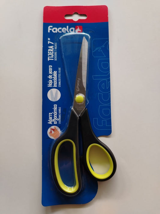 TIJERA OFICINA 7" BLISTER FACELA