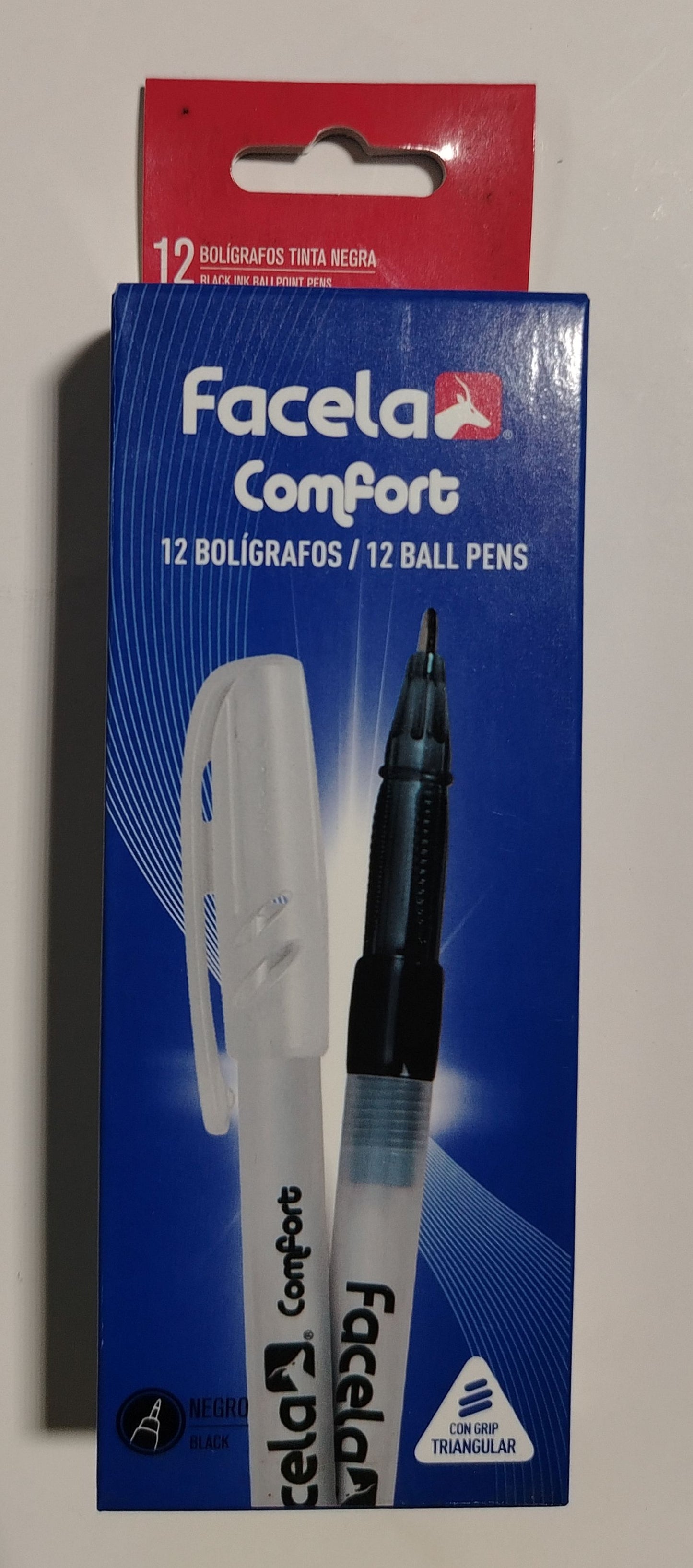 BOLIGRAFO FACELA COMFORT NEGRO