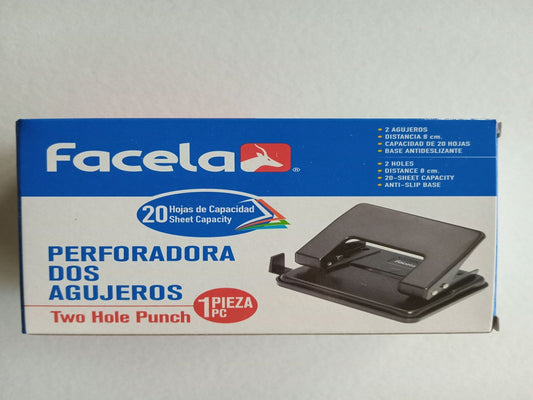 PERFORADORA FACELA METAL 2A 20H