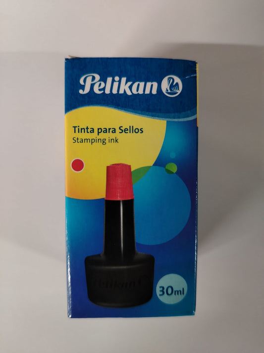 TINTA PARA SELLO PELIKAN 30CC ROJA