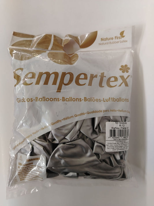 GLOBO R12 REFLEX PLATA 50U