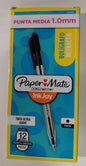 LAPICERO RETRACTIL PAPER MATE 100RT NEGRO