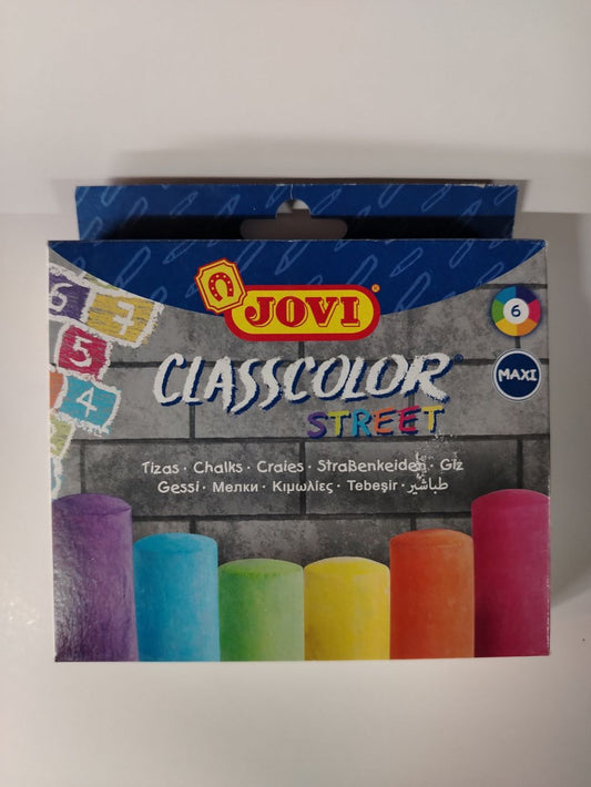 TIZA JUMBO SURTIDO CAJA 6 UNID JOVI