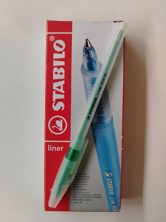 BOLIGRAFO STABILO 808 LINER VERDE MEDIUM