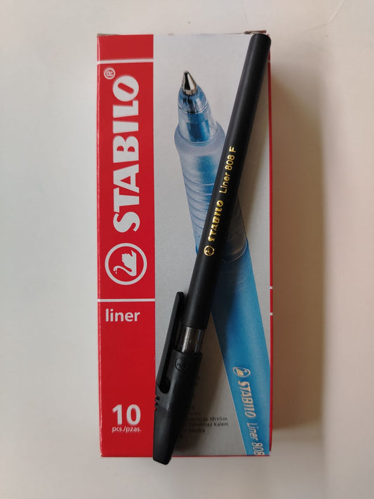 BOLIGRAFO STABILO 808 LINER FINO NEGRO