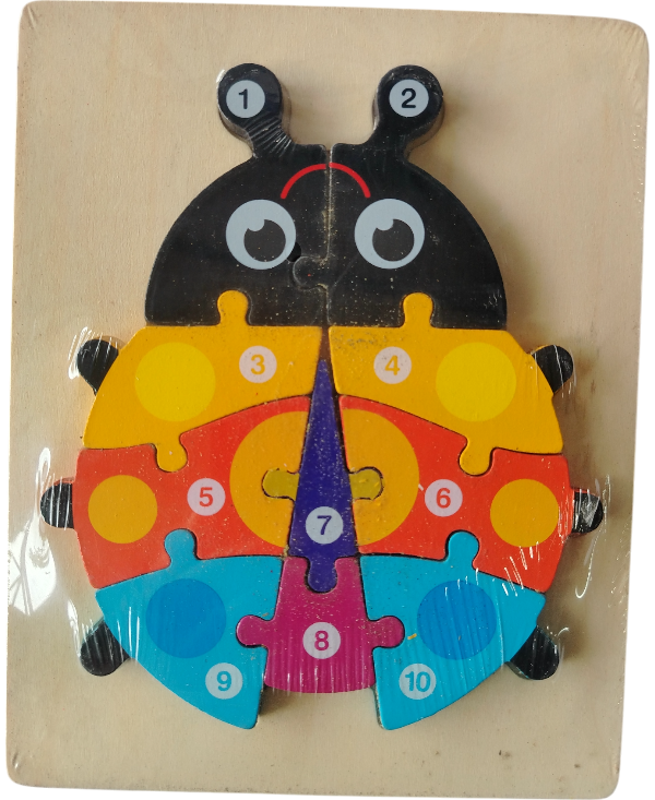 ROMPECABEZAS MADERA ANIMALES 10 PIEZAS GP DR1071
