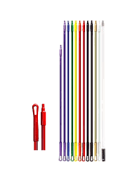 BASTON FIBRA DE VIDRIO 1"X1.50MT BLANCO 1906-FW