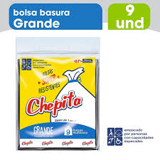 BOLSA NEGRA GRANDE CHEPITA (1x60x9)