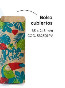 BOLSA PARA CUBIERTO PURA VIDA 1000und aprox DBP0131