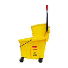 CARRITO ESCURRIDOR RUBBERMAID 33LT AMARILLO