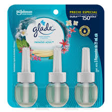 GLADE PLUGINS RP PARAISO AZUL 21ML 3PACK