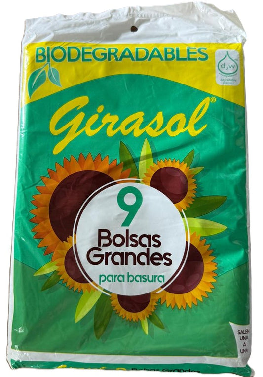 BOLSA NEGRA GIRASOL GRANDE OXO 60x70 9 UDS