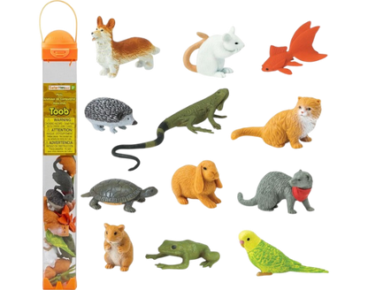DIDACTICO TUBO DE REPLICAS ANIMALES SAFARI LTD
