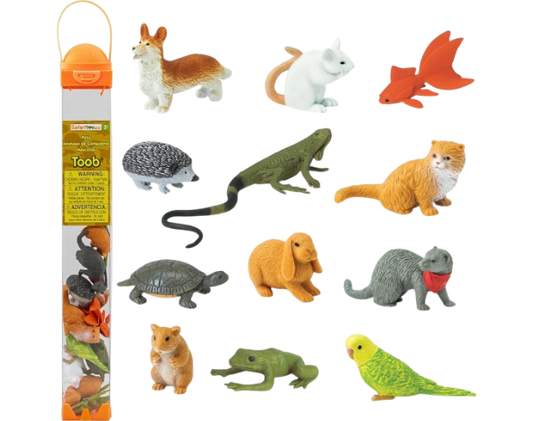 DIDACTICO TUBO DE REPLICAS ANIMALES SAFARI LTD