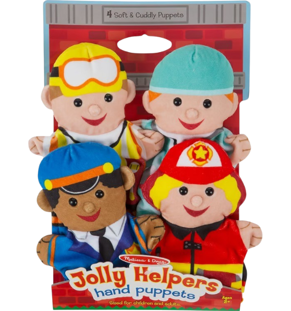 MELISSA & DOUG TITERES DE MANO PROFESIONES X4