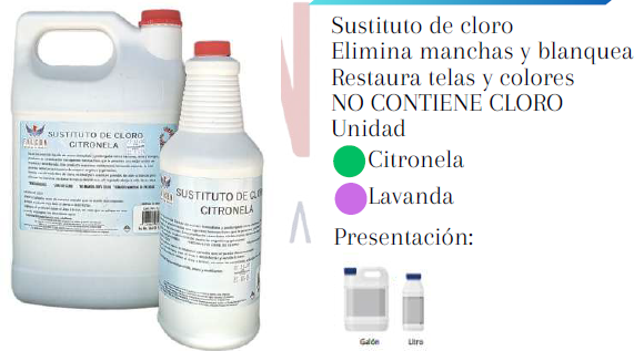 SUSTITUTO DE CLORO GL