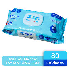 TOALLA HUMEDA FAMILYS CHOICE 80UND