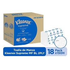 TOALLA INTERFOLIADA KLEENEX SUPREME 150HOJAS 18s