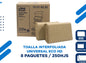 TOALLA INTERFOLIADA TORK UNIVERSAL NATURAL 8S 250HD 70016336